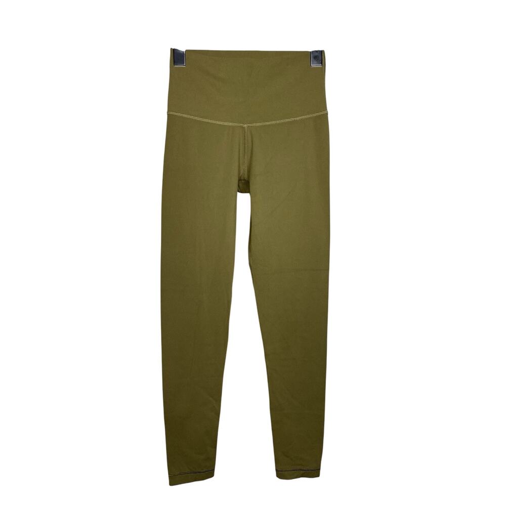TNA TnAction Women's XS Ankle Leggings Olive Green 25" Active Yoga Athleisure